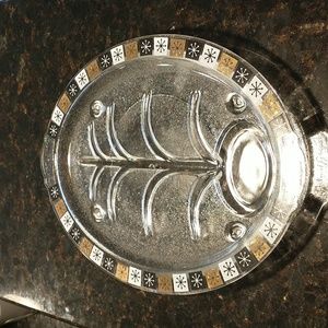 Inland Glass serving platter